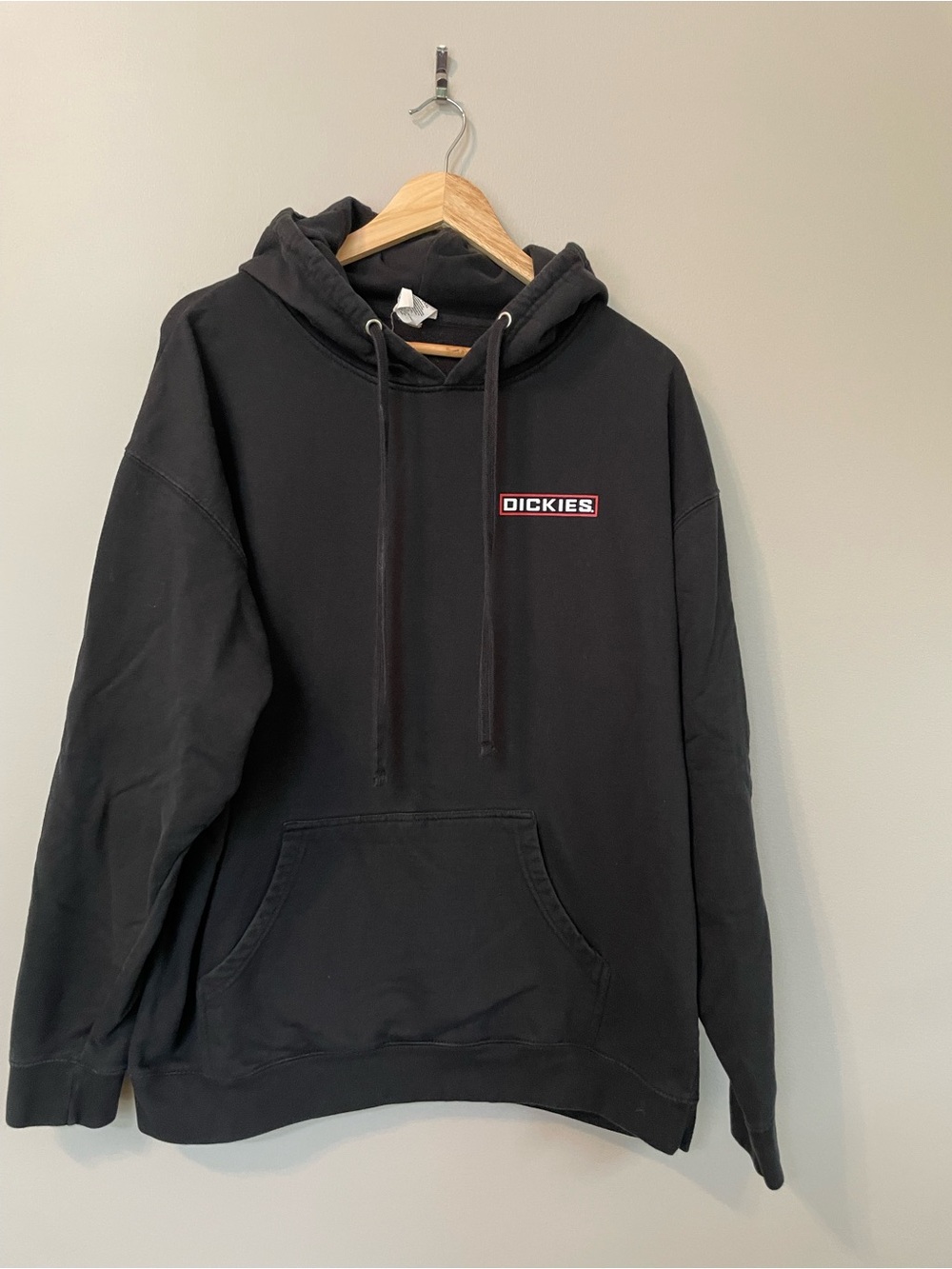 Dickies Black Graphic Hoodie 2XL Fort Worth Workwear Pullover